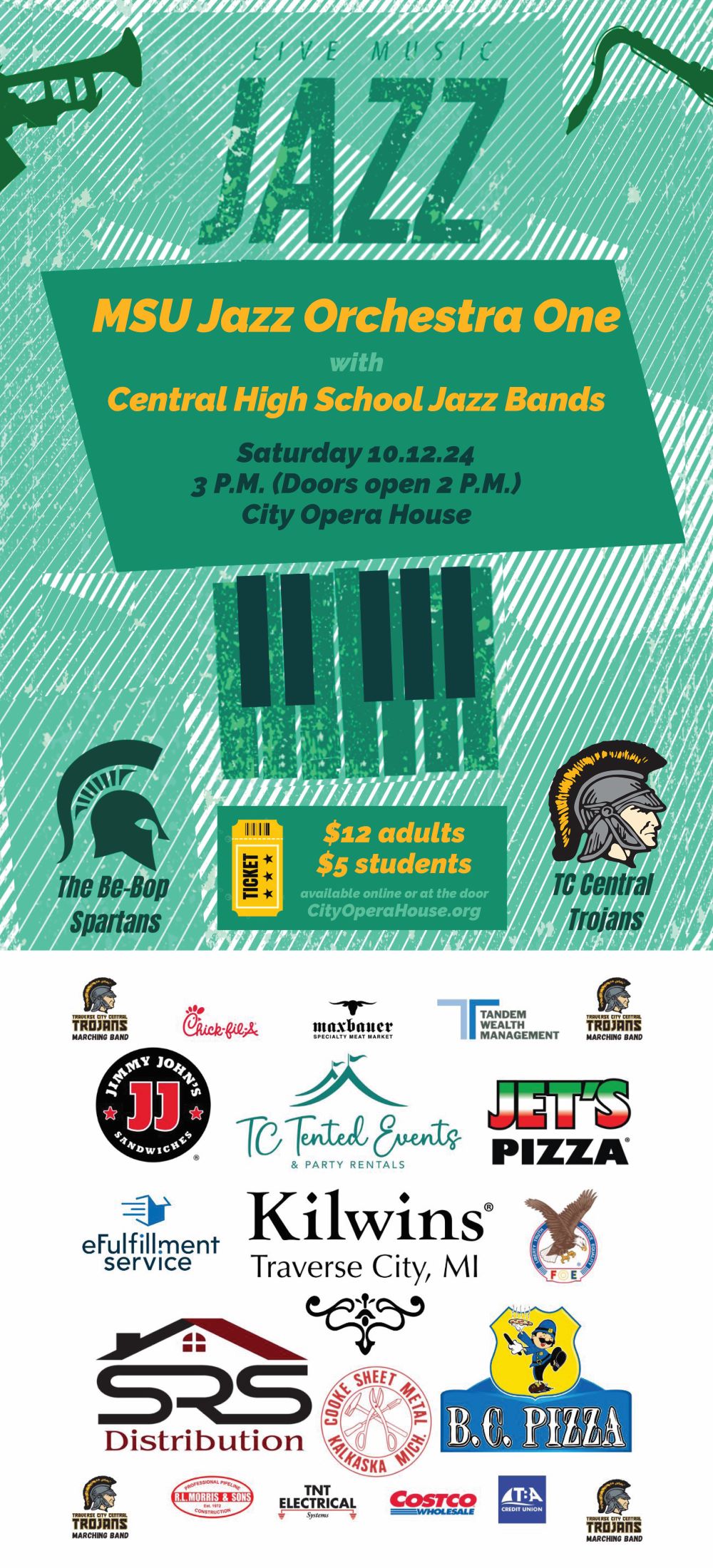 TC Central HS Jazz Bands With MSU Jazz One Buy Tickets City Opera House tc-central-hs-jazz-bands-with-msu-jazz-one-buy-tickets-city-opera-house